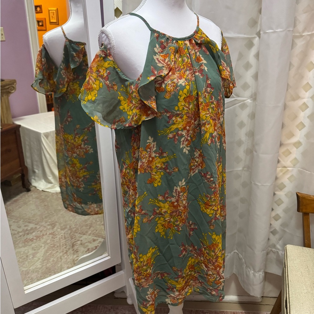 As U Wish Floral Print Dress